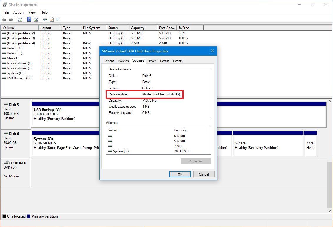 Cách chuyển từ MBR sang GPT và bật Secure Boot + TPM 2.0 trên Windows 10 15 Cach chuyen tu MBR sang GPT va bat Secure Boot TPM 2.0 tren Windows 10 3