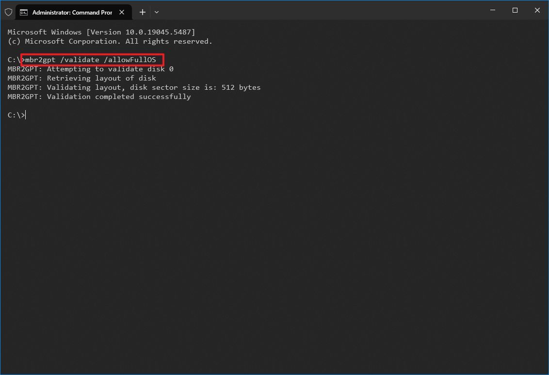 Cách chuyển từ MBR sang GPT và bật Secure Boot + TPM 2.0 trên Windows 10 20 Cach chuyen tu MBR sang GPT va bat Secure Boot TPM 2.0 tren Windows 10 8