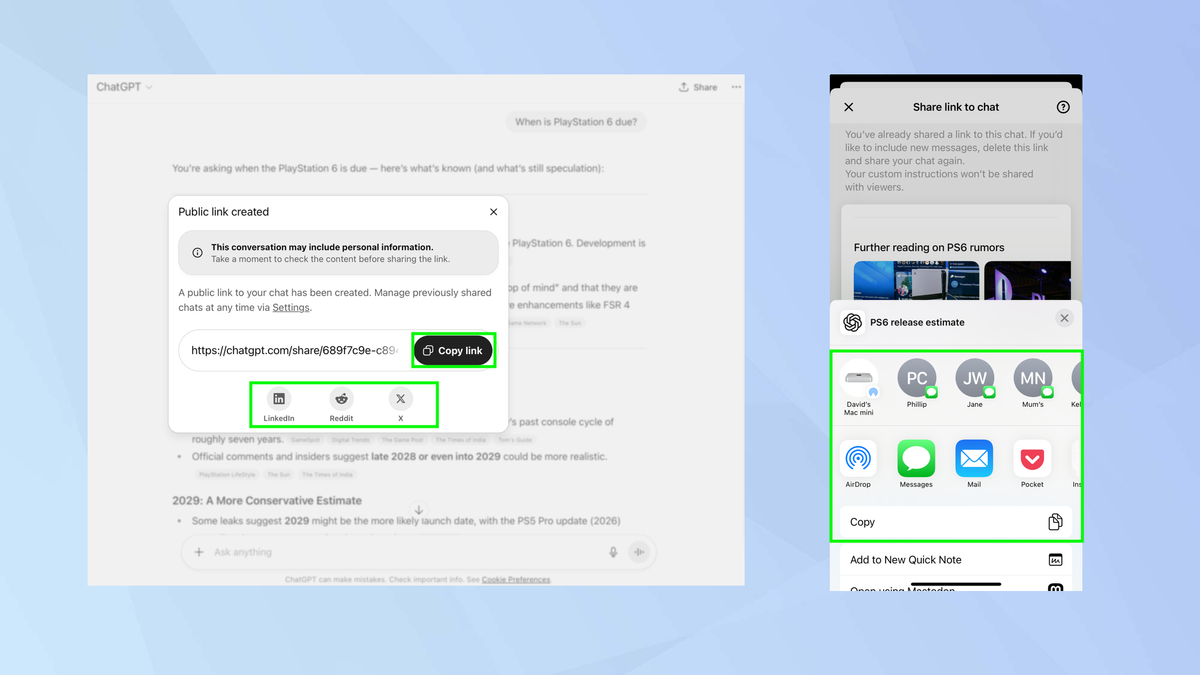 Chia sẻ đoạn chat trên ChatGPT có thể tiềm ẩn rủi ro về quyền riêng tư: Đây là cách sử dụng an toàn. 9 Chia se doan chat tren ChatGPT co the tiem an rui ro ve quyen rieng tu 4