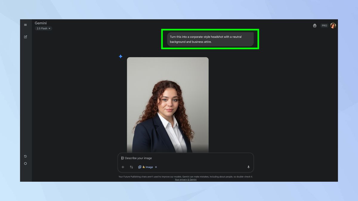 Dùng Google Gemini để biến những bức ảnh selfie thành tuyệt phẩm: Khám phá 5 gợi ý tuyệt vời này! 9 Dung Google Gemini de bien nhung buc anh selfie thanh tuyet pham 4