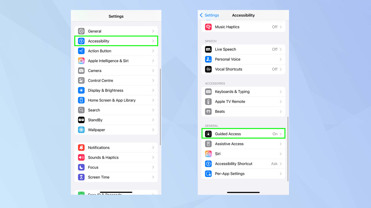 Cách ngăn người khác theo dõi iPhone của bạn bằng cách sử dụng Guided Access 9 Guided Access 2