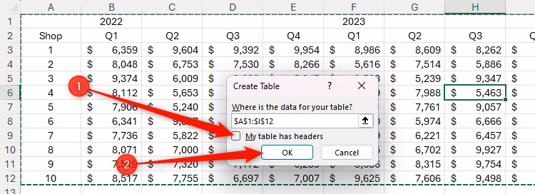 Huong dan 5 cach cai thien cau truc du lieu trong Microsoft Excel 11