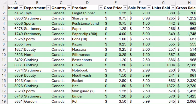 Huong dan 5 cach cai thien cau truc du lieu trong Microsoft Excel 15