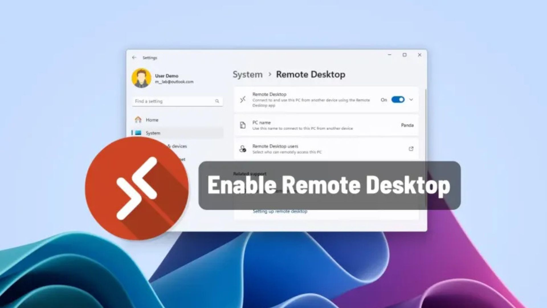 Hướng dẫn cách bật Remote Desktop trên Windows 11 1 Huong dan cach bat Remote Desktop tren Windows 11