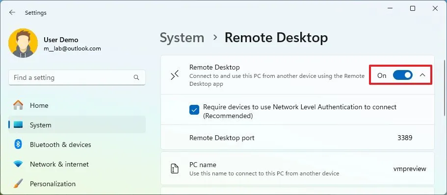 Hướng dẫn cách bật Remote Desktop trên Windows 11 8 Huong dan cach bat Remote Desktop tren Windows 11