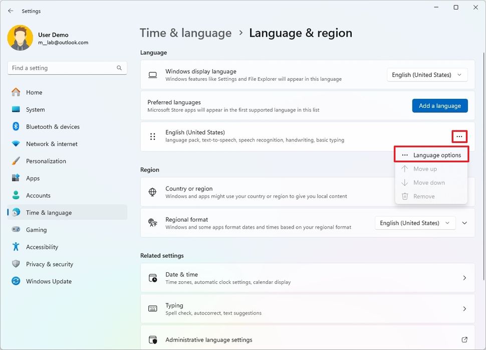 Huong dan cach thay doi bo cuc ban phim tren Windows 11 va Windows 10 3