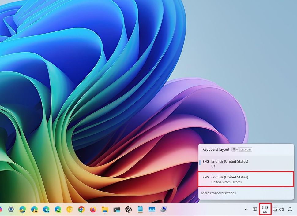 Huong dan cach thay doi bo cuc ban phim tren Windows 11 va Windows 10 4