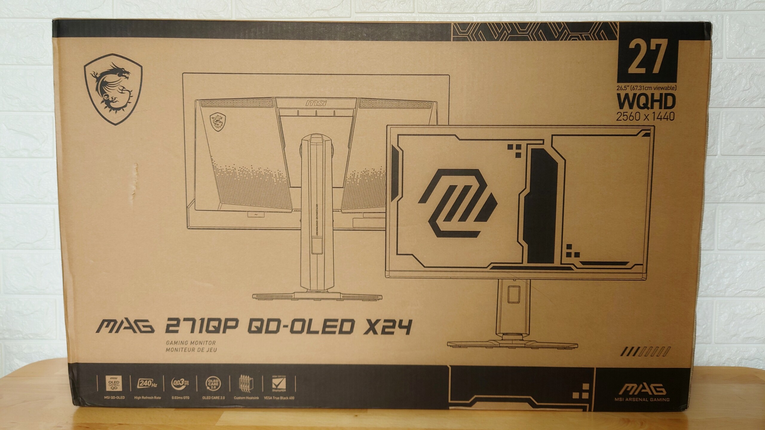 Đánh giá MSI MAG 271QP QD-OLED X24: Màn hình gaming QD-OLED đỉnh cao với tốc độ 240Hz 31 MSI MAG 271QP QD OLED X24 29