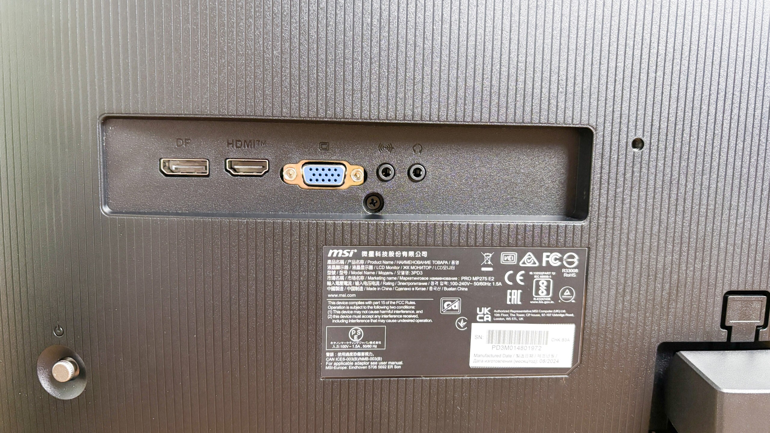 Đánh giá MSI Pro MP275 E2: Màn hình "ngon-bổ-rẻ" 120Hz cho dân văn phòng và giải trí nhẹ! 18 MSI Pro MP275 E2 7