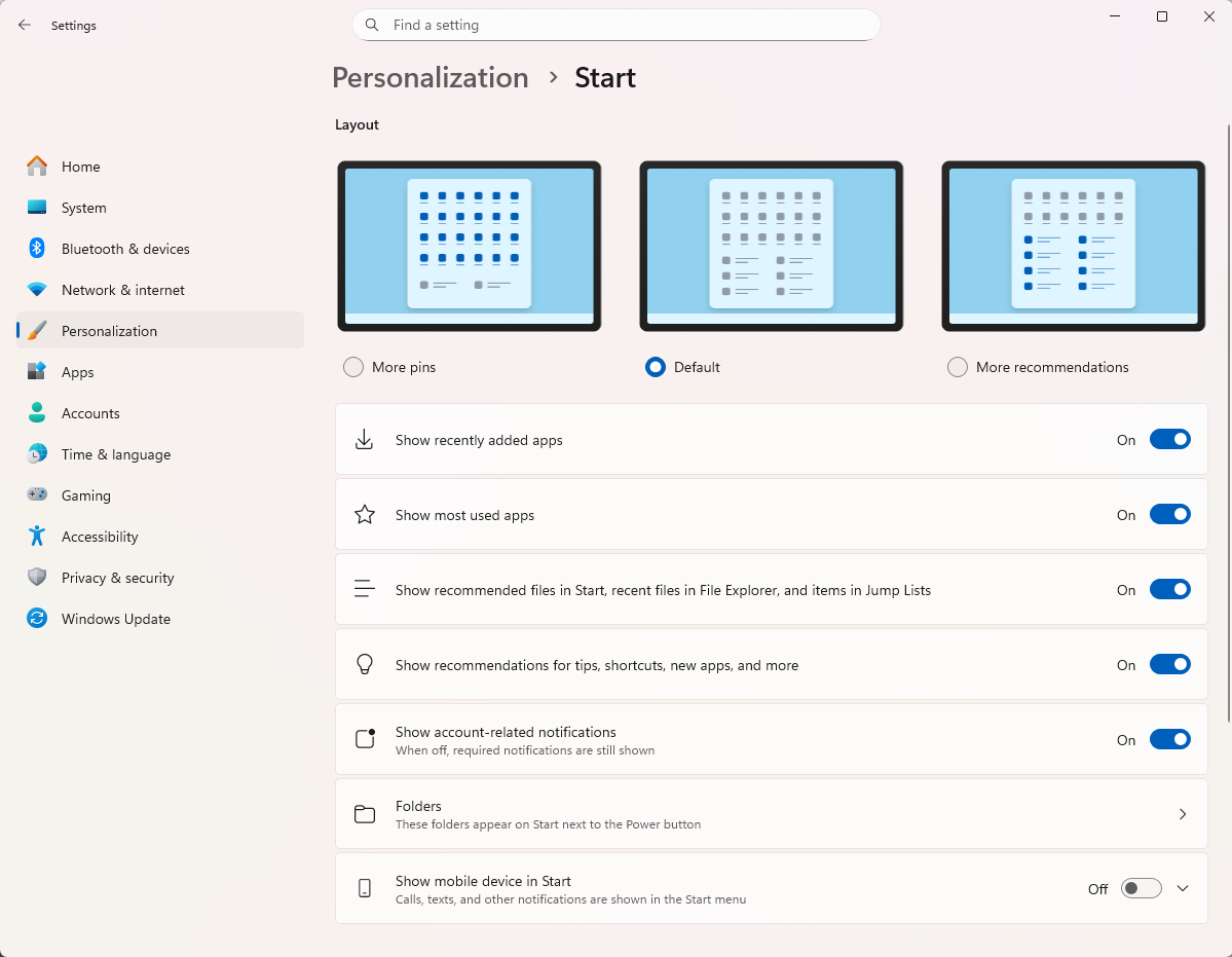 Menu Start voi giao dien moi cua Windows 11 5