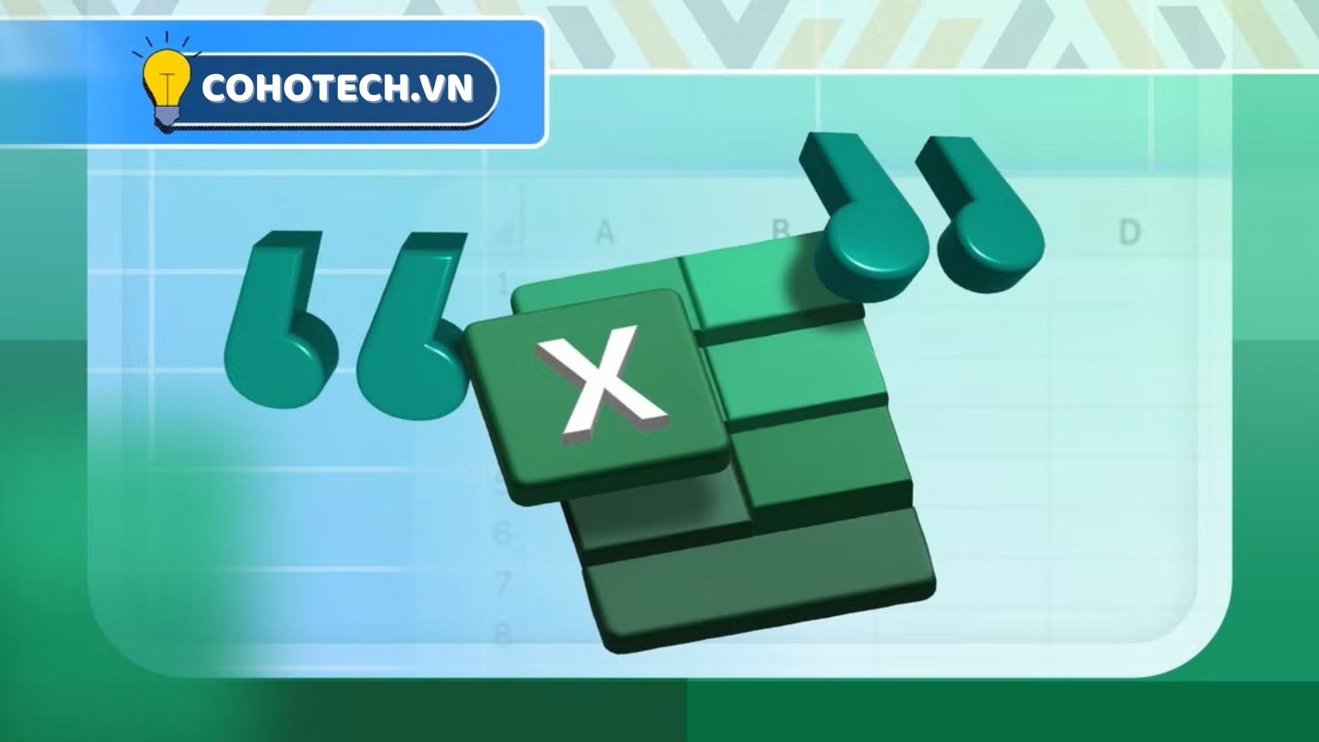 Những điều cần biết về dấu ngoặc kép có tác dụng gì trong Excel? 1 Nhung dieu can biet ve dau ngoac kep co tac dung gi trong Excel 1