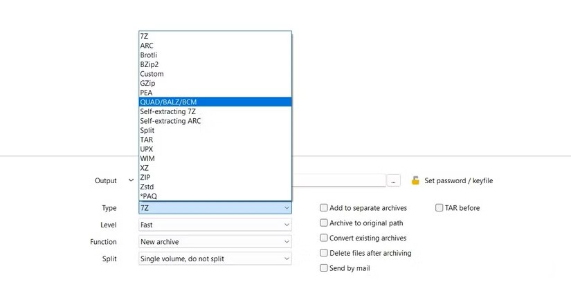 PeaZip Doi thu xung tam cua 7 Zip lieu co du suc thay the 2