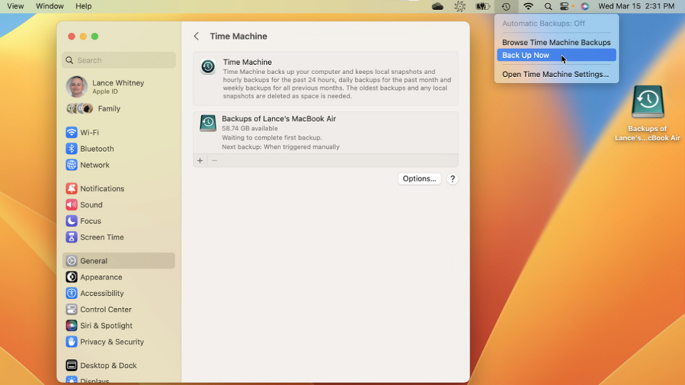 Sao lưu máy Mac: Thiết lập Time Machine và không còn phải lo lắng về việc sao lưu dữ liệu 17 Sao luu may Mac 7