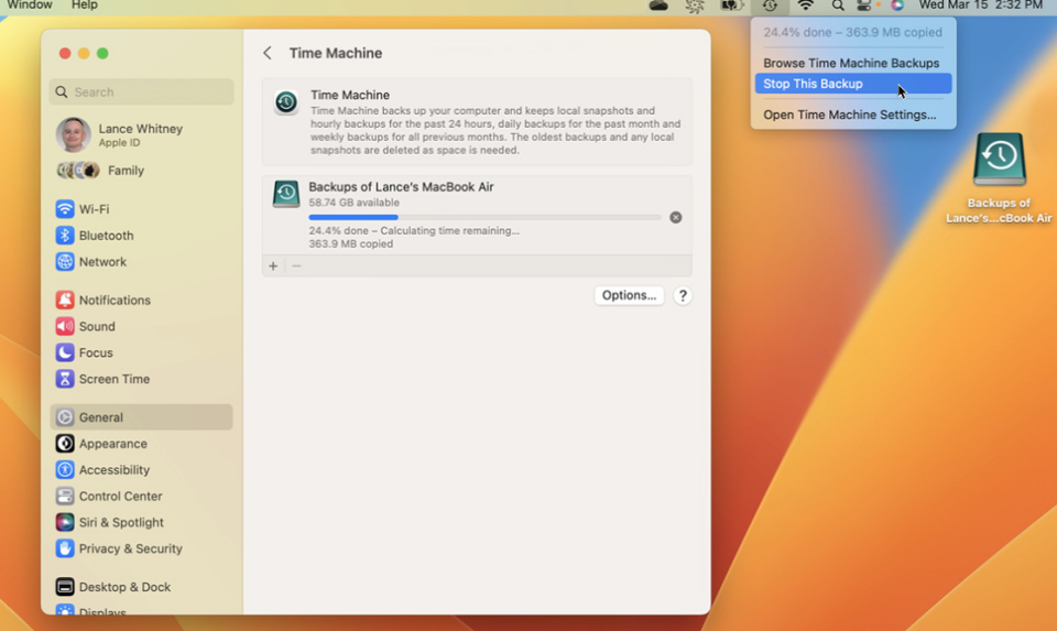 Sao lưu máy Mac: Thiết lập Time Machine và không còn phải lo lắng về việc sao lưu dữ liệu 18 Sao luu may Mac 8