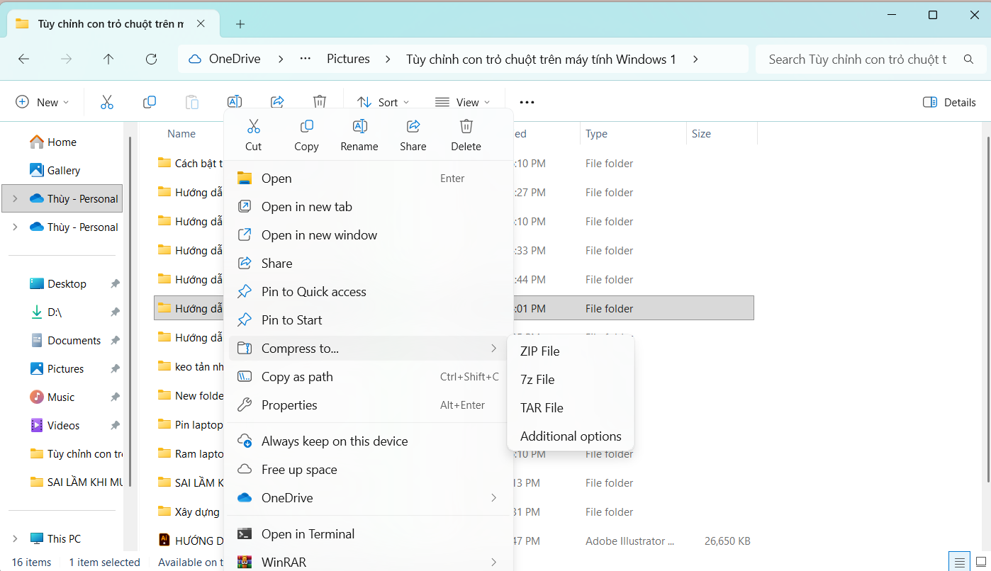 Cách nén File nhanh trên Windows không cần WinRAR 4 Screenshot 2025 09 18 175554