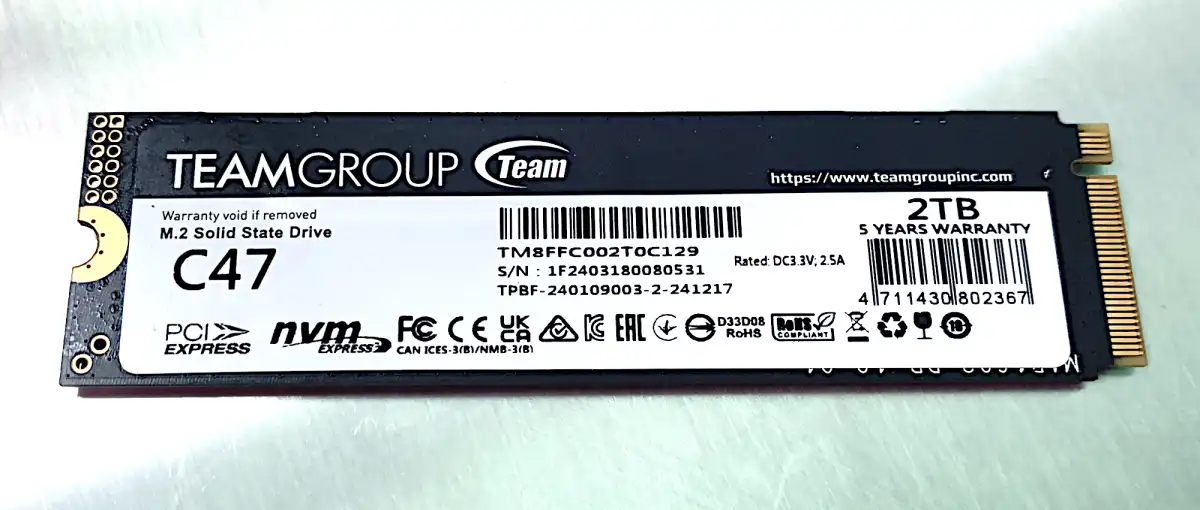 Đánh giá Teamgroup T-Create C47: SSD tầm trung nhưng vượt trội trong các tác vụ ghi dữ liệu dài hạn. 9 Teamgroup T Create C47 2