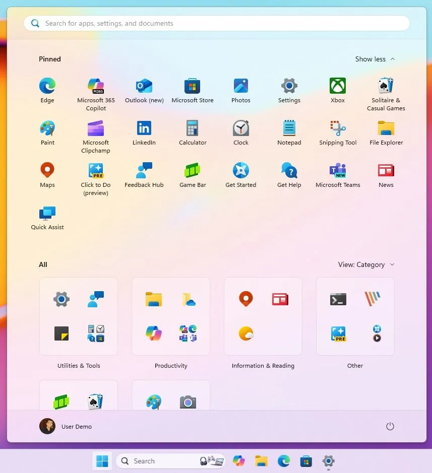 Tong hop tinh nang moi chi tiet phat hanh tuy chon nang cap cua Windows 11 25H2 34