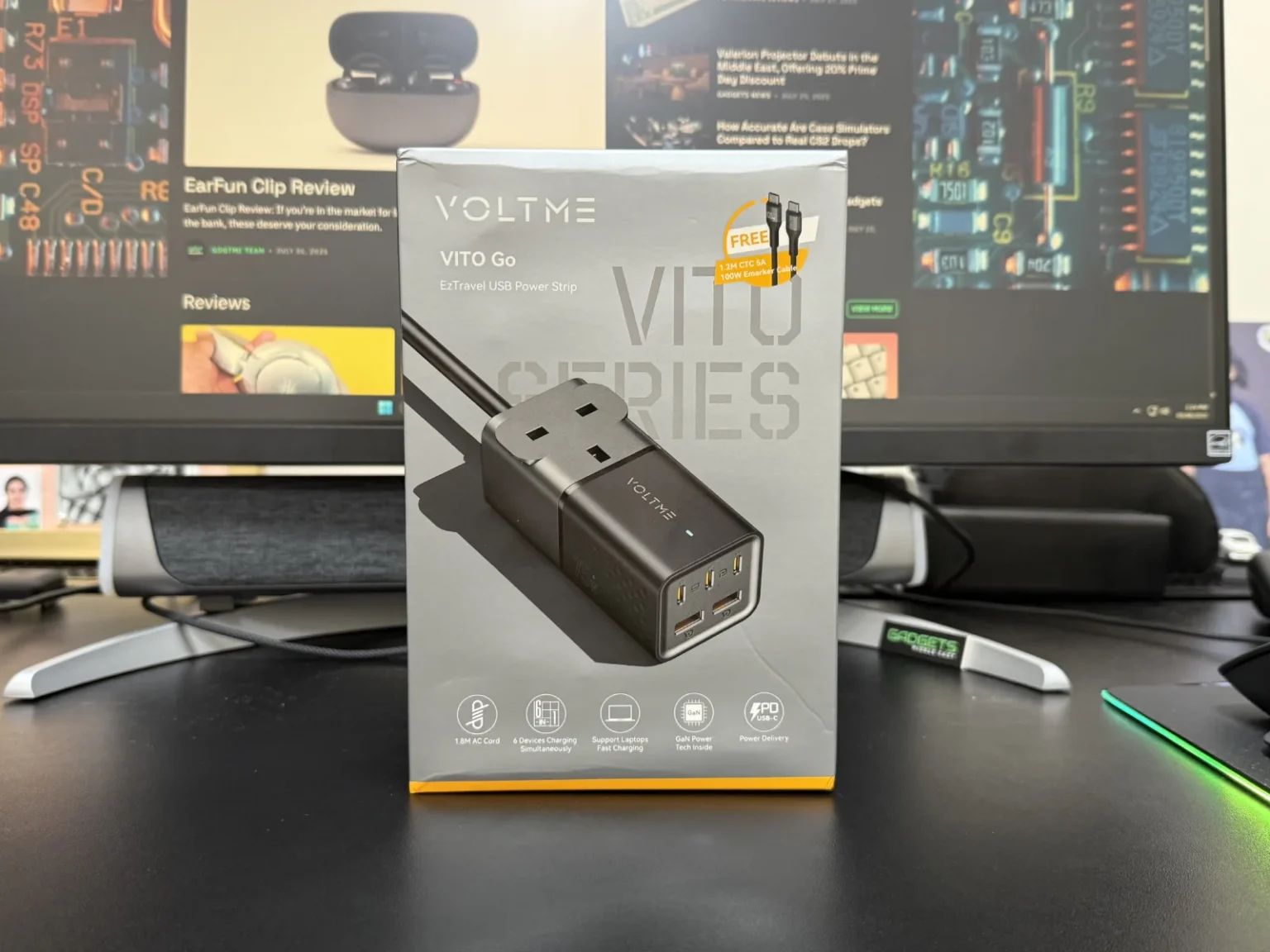 VOLTME VITO 75 EzTravel Power Strip 5