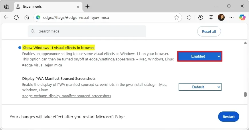Hướng dẫn cách bật hiệu ứng mica trên Microsoft Edge vào năm 2025 7 cach bat hieu ung mica tren Microsoft Edge vao nam 2025 4