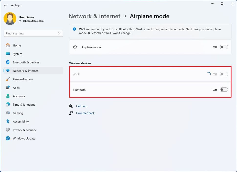 Hướng dẫn cách bật hoặc tắt chế độ máy bay (Airplane mode) trên Windows 11 và Windows 10 29 cach bat hoac tat che do may bay Airplane mode tren Windows 11 va Windows 10 14
