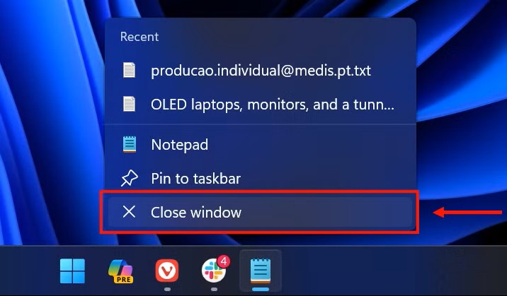 Hướng dẫn cách buộc thoát ứng dụng (Force-Quit) trong Windows 11 14 cach buoc thoat ung dung Force Quit trong Windows 11 10