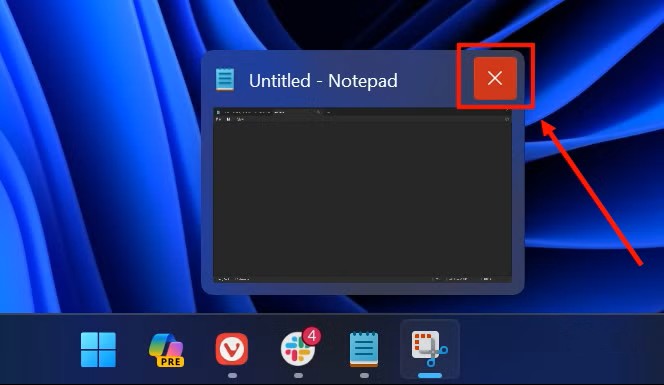 Hướng dẫn cách buộc thoát ứng dụng (Force-Quit) trong Windows 11 13 cach buoc thoat ung dung Force Quit trong Windows 11 11