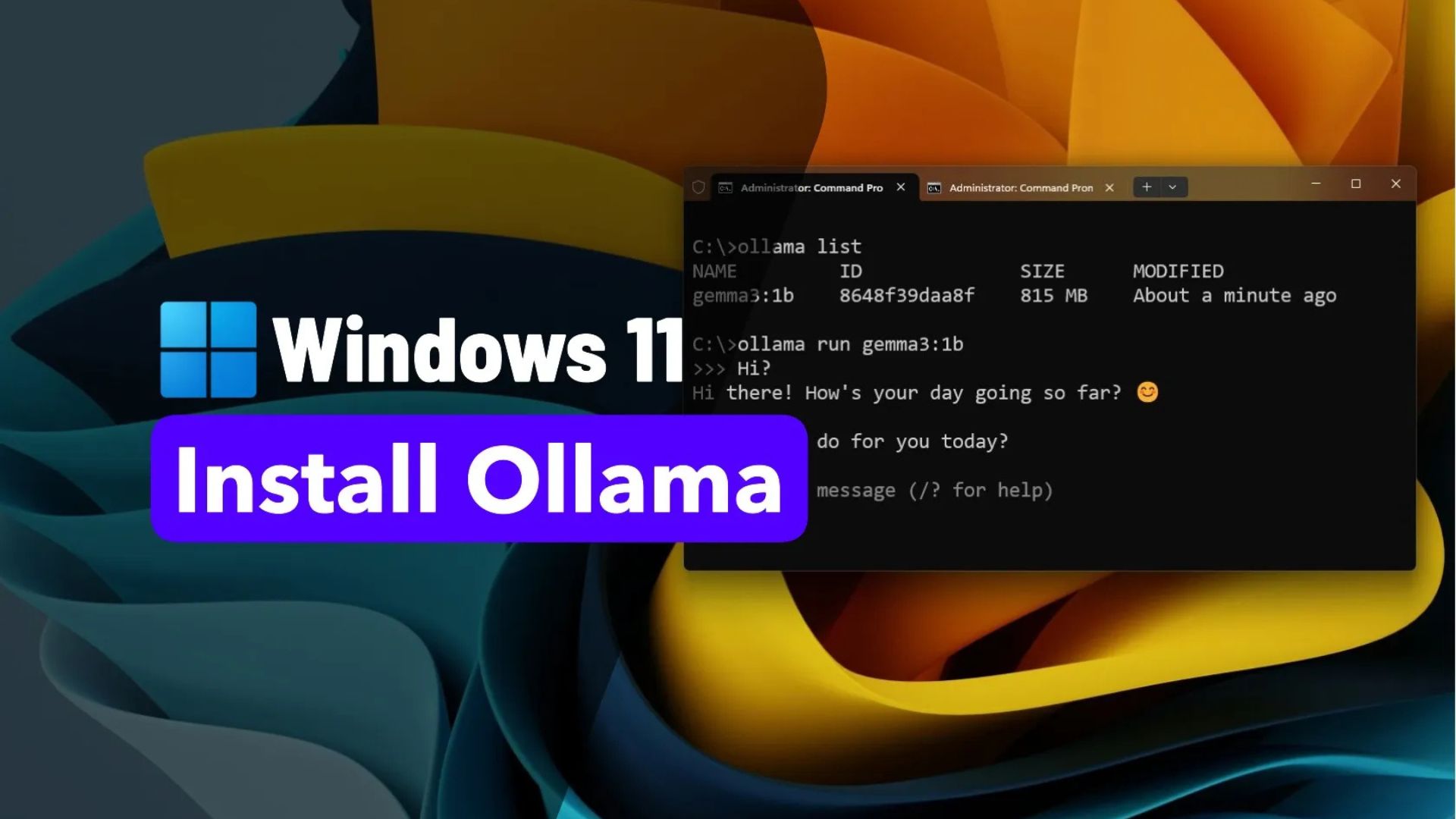 Hướng dẫn cách cài đặt Ollama để chạy mô hình AI cục bộ trên Windows 11 1 cach cai dat Ollama de chay mo hinh AI cuc bo tren Windows 11 1