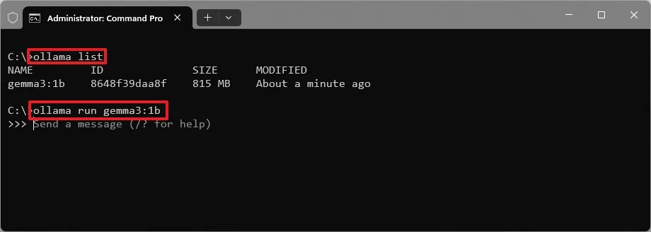 Hướng dẫn cách cài đặt Ollama để chạy mô hình AI cục bộ trên Windows 11 12 cach cai dat Ollama de chay mo hinh AI cuc bo tren Windows 11 4