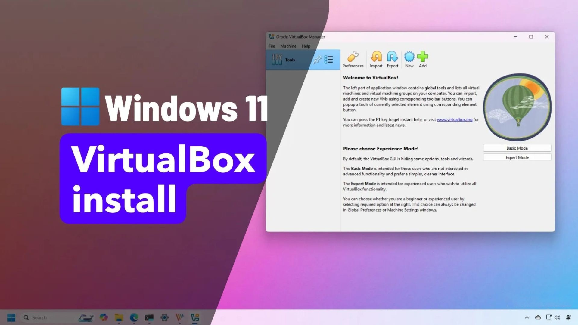 Hướng dẫn cách cài đặt VirtualBox trên Windows 11, 10 (2025) 1 cach cai dat VirtualBox tren Windows 11 10 1