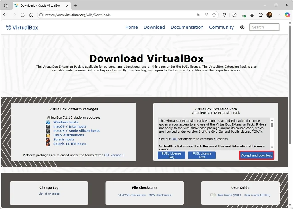 Hướng dẫn cách cài đặt VirtualBox trên Windows 11, 10 (2025) 23 cach cai dat VirtualBox tren Windows 11 10 3