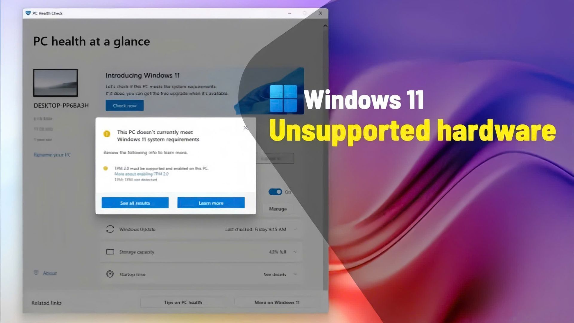 Hướng dẫn cách cài đặt Windows 11 trên máy tính không được hỗ trợ 1 cach cai dat Windows 11 tren may tinh khong duoc ho tro 1
