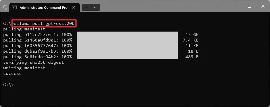 cach cai dat mo hinh AI GPT OSS cua OpenAI tren Windows 11 2
