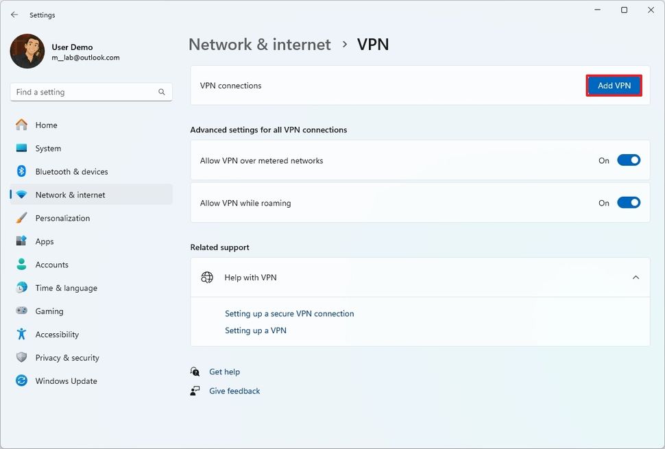 Hướng dẫn cách cấu hình VPN thủ công trên Windows 11 và Windows 10 29 cach cau hinh VPN thu cong tren Windows 11 va Windows 10 10