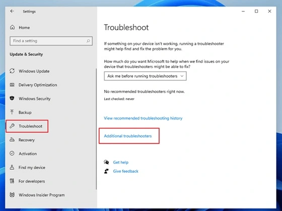 Hướng dẫn cách chạy trình khắc phục sự cố cho PC trên Windows 11/10 16 cach chay trinh khac phuc su co cho PC tren Windows 1110 2