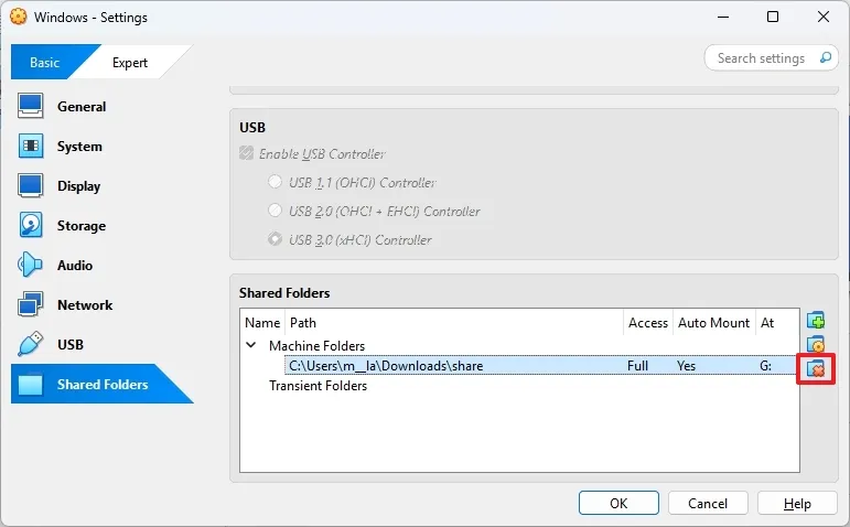 Hướng dẫn cách chia sẻ thư mục giữa máy chủ và máy ảo trong Virtualbox trên Windows 11 và 10 17 cach chia se thu muc giua may chu va may ao trong Virtualbox tren Windows 11 va 10 1