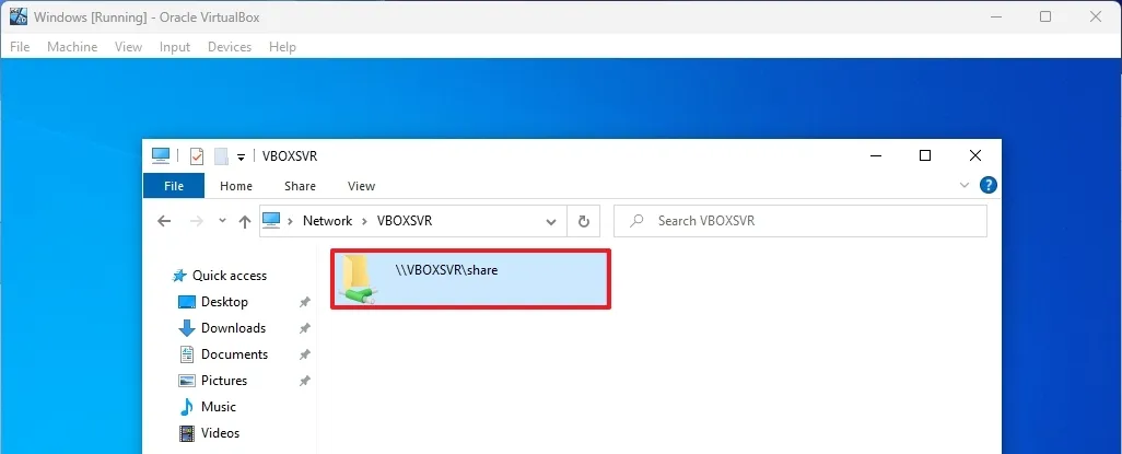 Hướng dẫn cách chia sẻ thư mục giữa máy chủ và máy ảo trong Virtualbox trên Windows 11 và 10 14 cach chia se thu muc giua may chu va may ao trong Virtualbox tren Windows 11 va 10 4