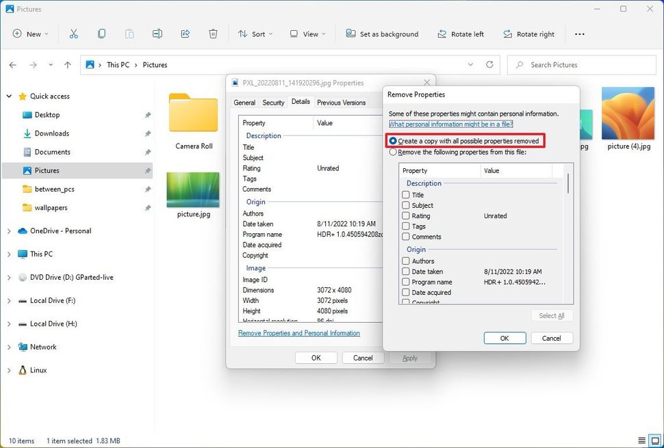 Hướng dẫn cách chỉnh sửa siêu dữ liệu hình ảnh trên Windows 11 và Windows 10 28 cach chinh sua sieu du lieu hinh anh tren Windows 11 va Windows 10 2