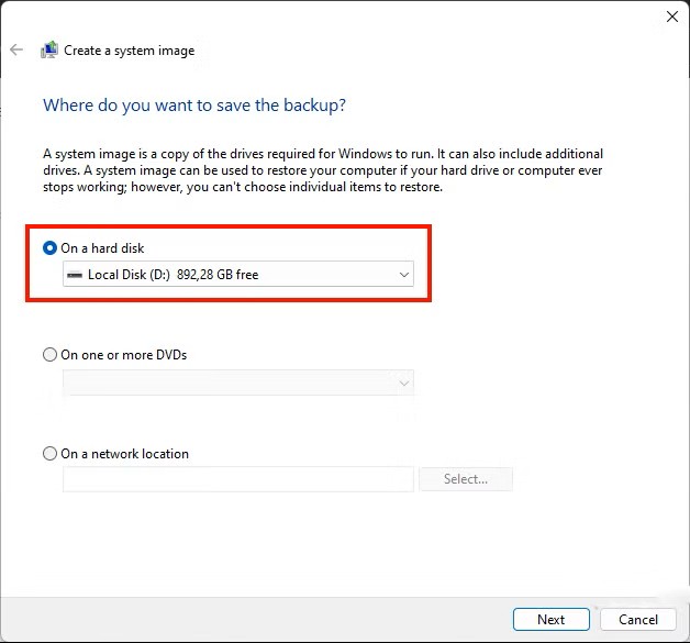 cach di chuyen Windows sang o cung khac 11