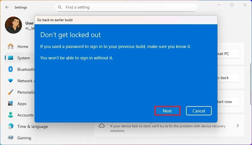 Hướng dẫn cách gỡ cài đặt Windows 11 25H2 một cách an toàn 16 cach go cai dat Windows 11 25H2 mot cach an toan 2