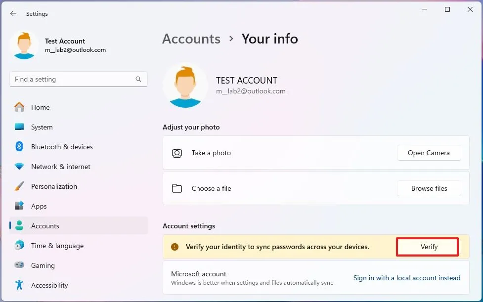 cach khac phuc su co tai khoan bang cach chuyen doi ho so tren Windows 11 1