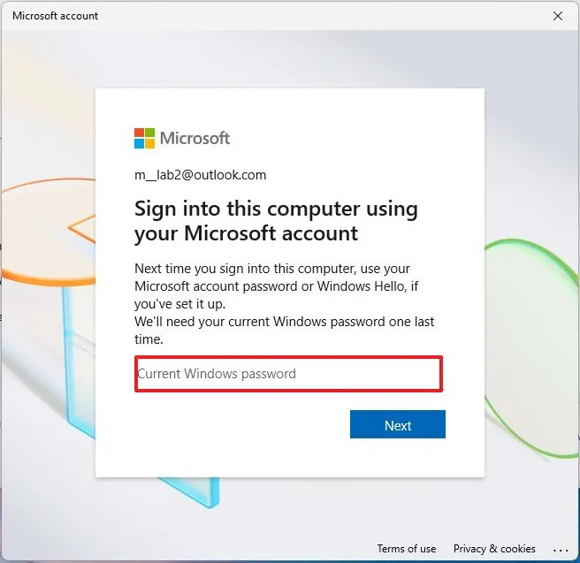 cach khac phuc su co tai khoan bang cach chuyen doi ho so tren Windows 11 4