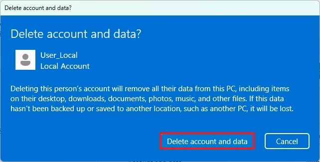 cach khac phuc su co tai khoan bang cach chuyen doi ho so tren Windows 11 6