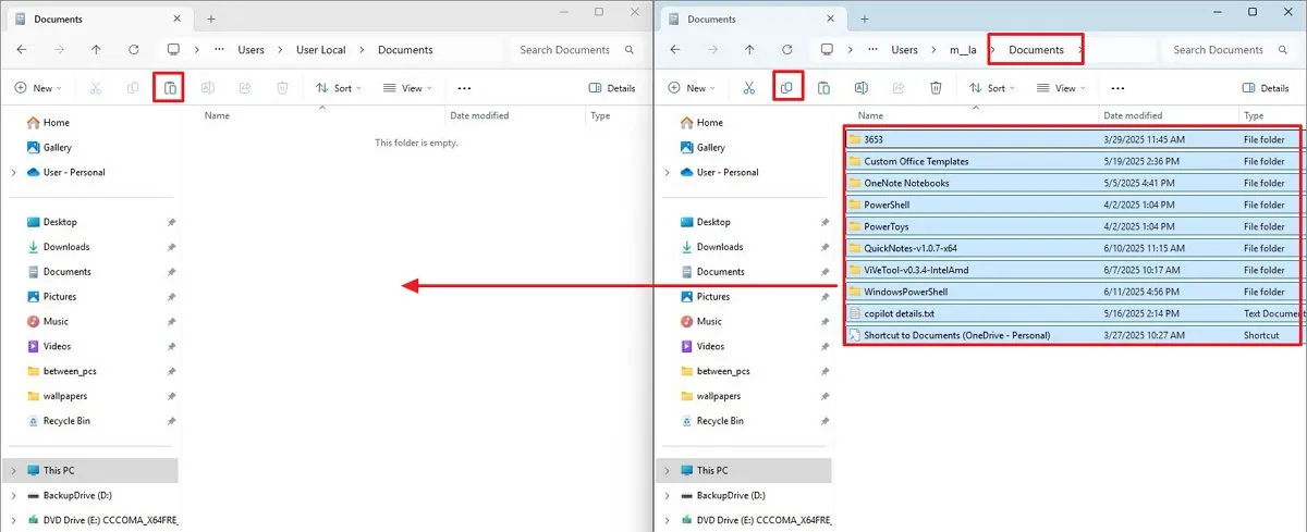 cach khac phuc su co tai khoan bang cach chuyen doi ho so tren Windows 11 8
