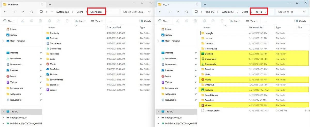cach khac phuc su co tai khoan bang cach chuyen doi ho so tren Windows 11 9
