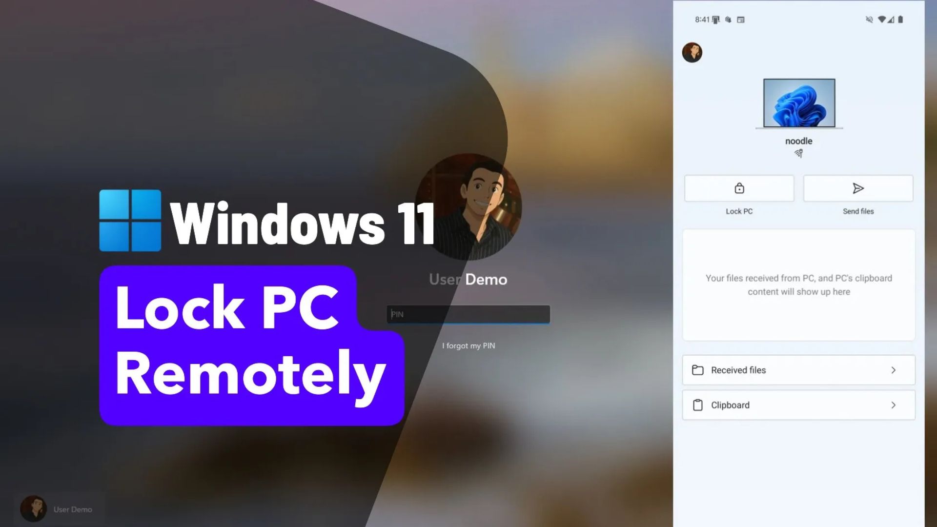Hướng dẫn cách khóa máy tính Windows 11 từ xa bằng điện thoại Android 1 cach khoa may tinh Windows 11 tu xa bang dien thoai Android 1