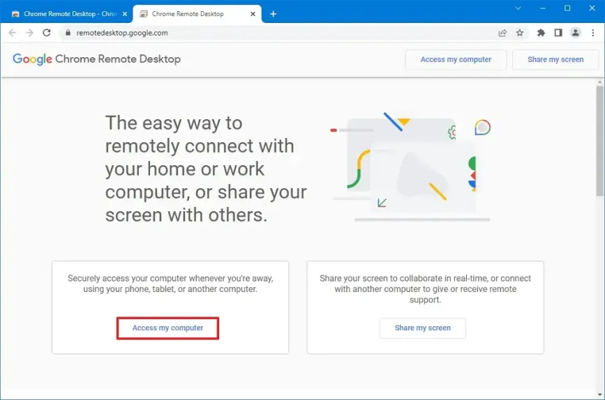 cach kich hoat Remote Desktop tren Windows 10 home bang Chrome 6