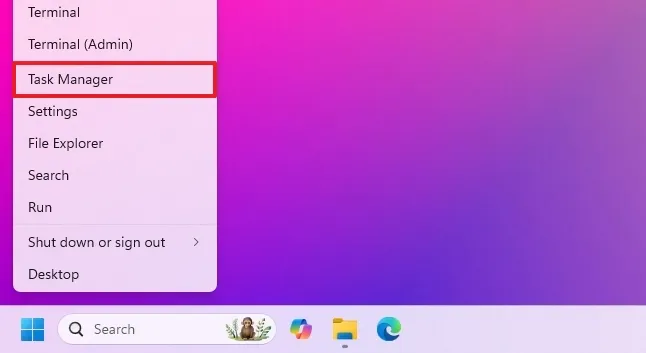 cach mo trinh quan ly tac vu tren Windows 11 6