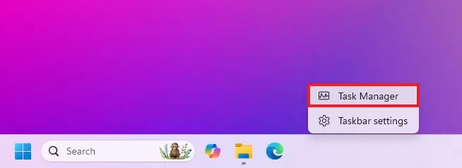cach mo trinh quan ly tac vu tren Windows 11 7