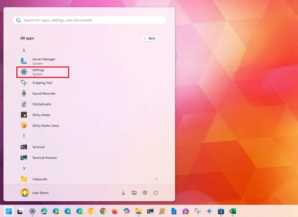 cach mo ung dung cai dat tren Windows 11 14