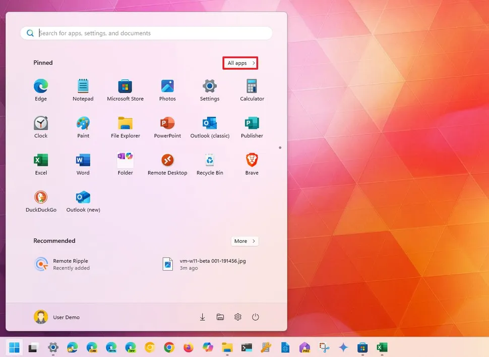 cach mo ung dung cai dat tren Windows 11 15